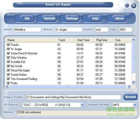 arial cd ripper��ɫ����